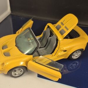 Yellow Convertible Toy Car